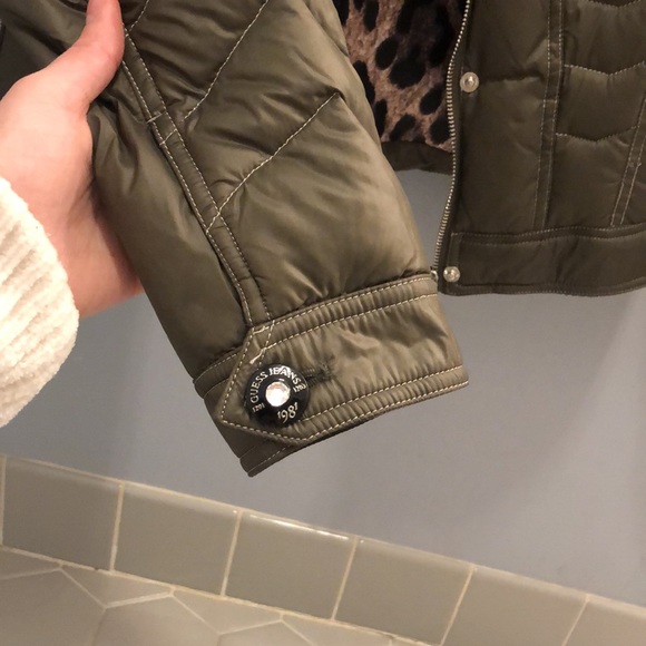 Winter Jacket Guess Green Size M - Picture 5 of 6